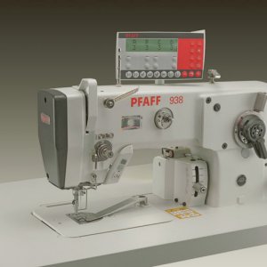 PFAFF 938-771/05-6/27 Alt kenar kesmeli ve alt beslemeli yüksek hızlı zigzag makinası